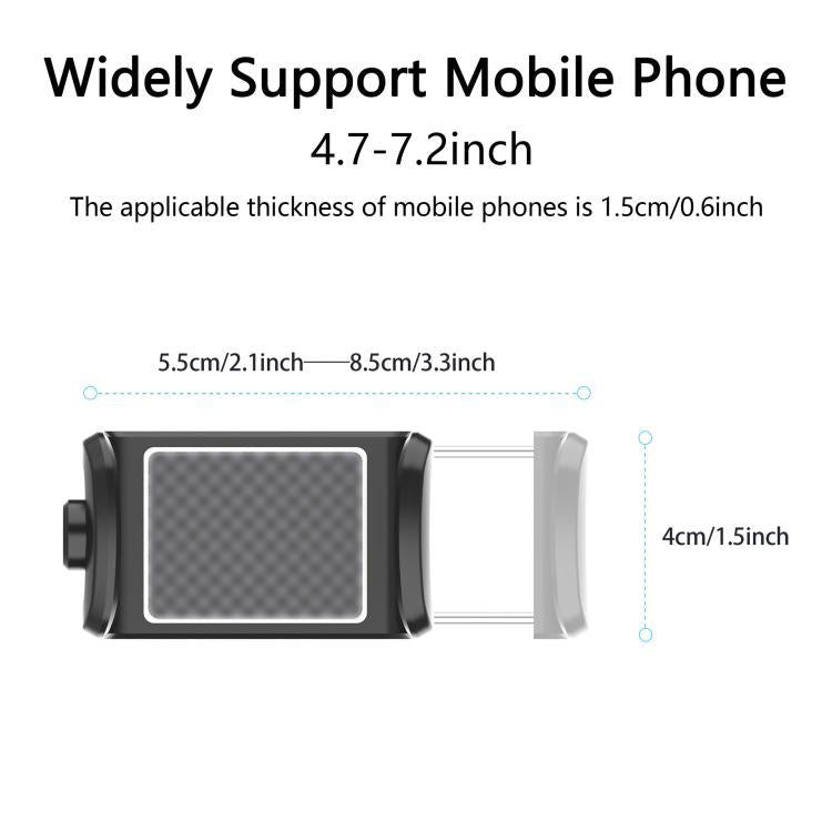 Car Rearview Mirror Bracket Camera Mobile Phone Fixing Base Accessories - With Phone Clip
