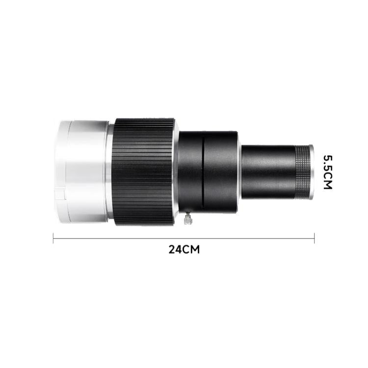 Adjustable Focus DIY Optical Snoot for Bowens Mount Flash Conical Lens Photography Light Modifier 25 Templates Kit