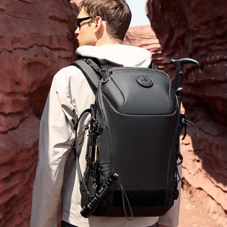 BANGE  FW-226 Men Outdoor Large Capacity Backpack Sports Bag - Black