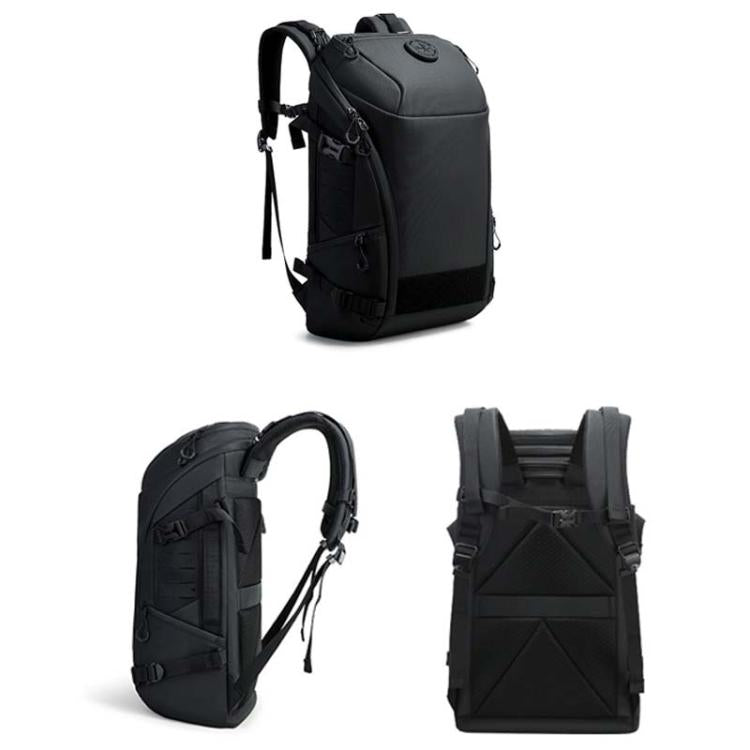 BANGE  FW-226 Men Outdoor Large Capacity Backpack Sports Bag - Black