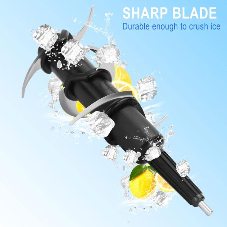 Replacement 6-Blade For Ninja Blender 72 Oz Pitcher BL500 BL660 BL700 BL740 NJ600C - Silver