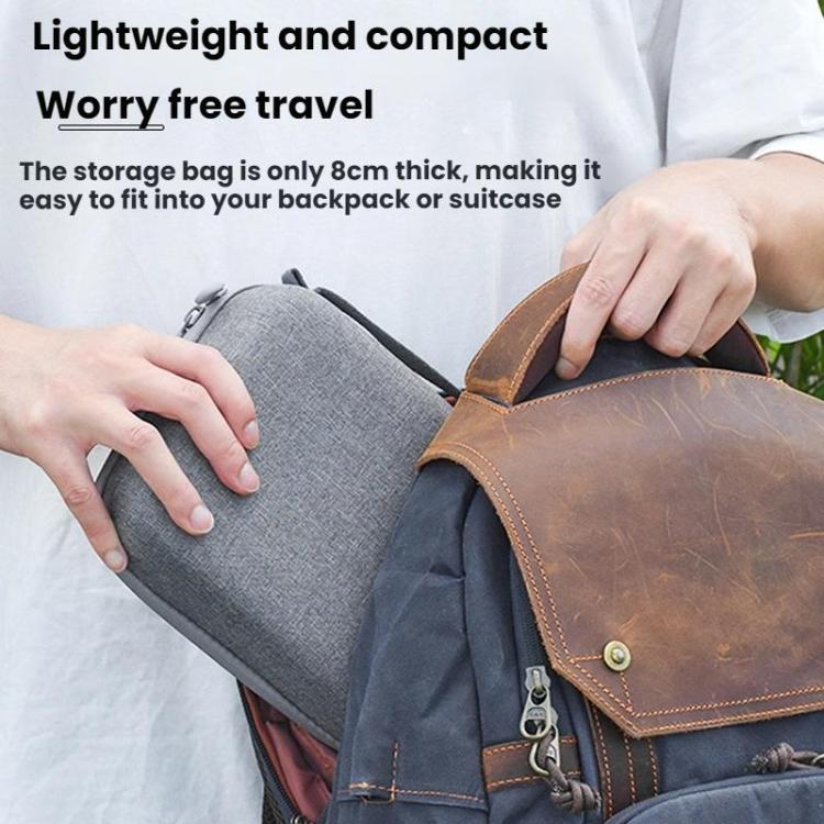 For Insta360 GO3 BRDRC Protection Portable Storage Bag - Gray