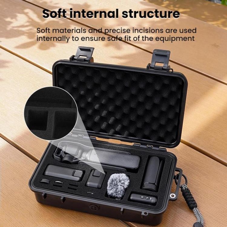 For DJI OSMO POCKET 3 BRDRC Portable Storage Safety Carrying Case - Black