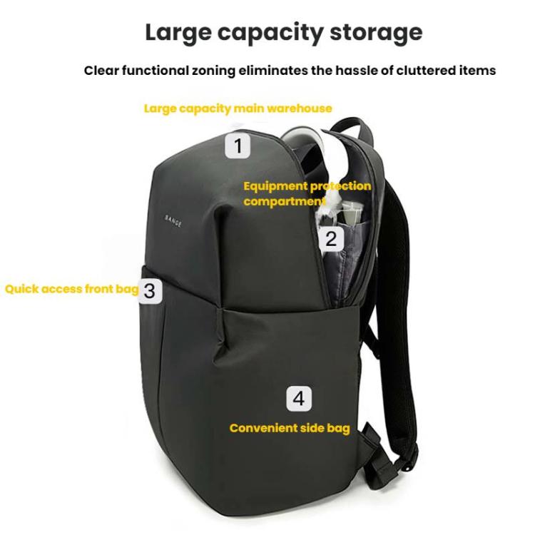 BANGE BG-3078 Business Commuting Large Capacity Backpack Computer Pack