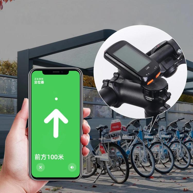 Bicycle Headset Mount For AirTag AirTag 2nd Gen / AirTag 1st Gen, Garmin, Wahoo, Bryton, iGPSPORT, Magene, XOSS & More Bike Computer Holder - Black