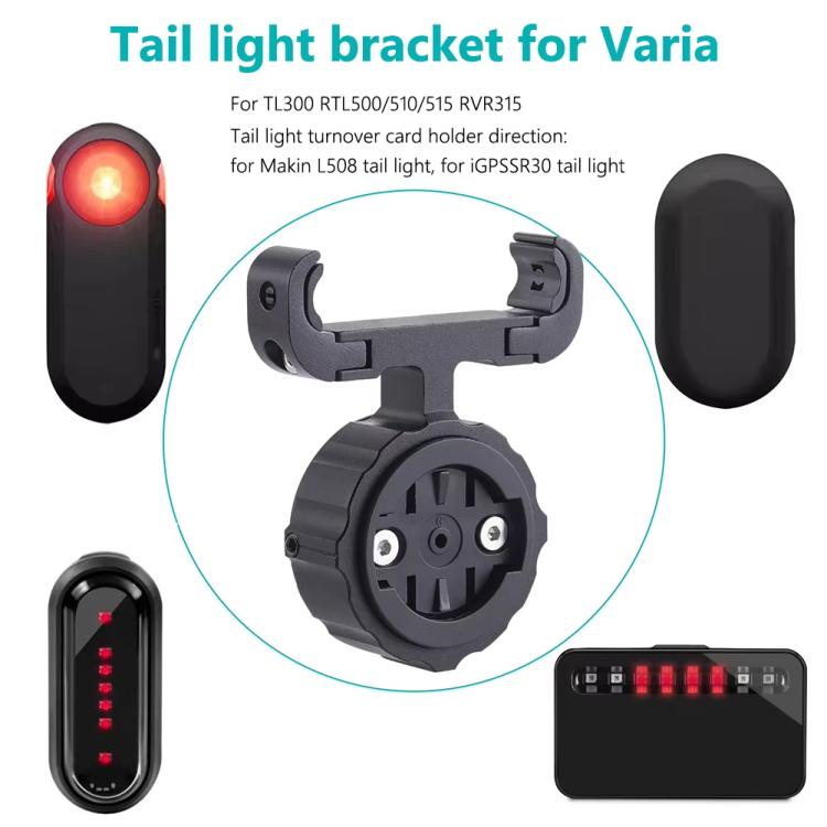 Bike Seat Mount For AirTag 2nd Gen / AirTag 1st Gen & Garmin Radar Bike Lights Magene L508 iGPS SR30 Tail Lights