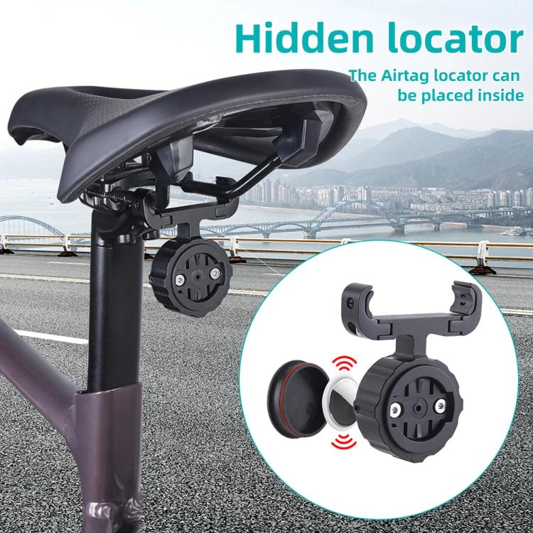Bike Seat Mount For AirTag 2nd Gen / AirTag 1st Gen & Garmin Radar Bike Lights Magene L508 iGPS SR30 Tail Lights