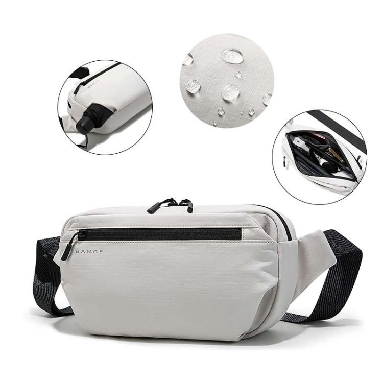 BANGE BG-7851 Men Crossbody Bag Multifunctional Lightweight Casual Commuting Chest Pack Small Shoulder Bag