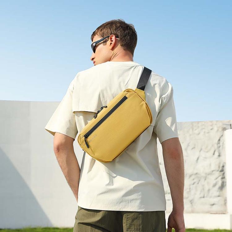 BANGE BG-7851 Men Crossbody Bag Multifunctional Lightweight Casual Commuting Chest Pack Small Shoulder Bag