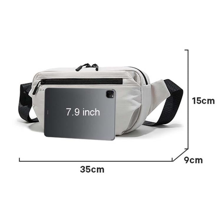 BANGE BG-7851 Men Crossbody Bag Multifunctional Lightweight Casual Commuting Chest Pack Small Shoulder Bag