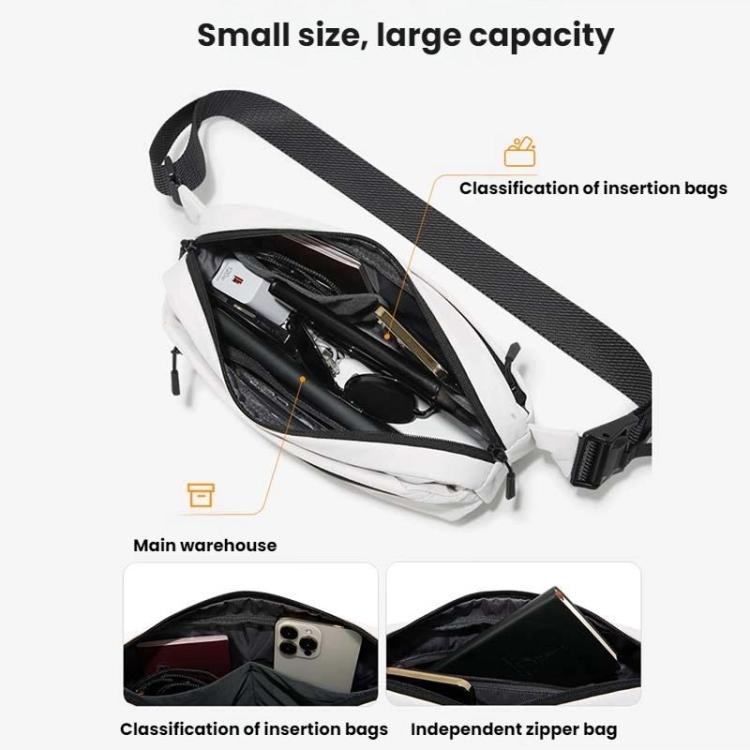 BANGE BG-7851 Men Crossbody Bag Multifunctional Lightweight Casual Commuting Chest Pack Small Shoulder Bag