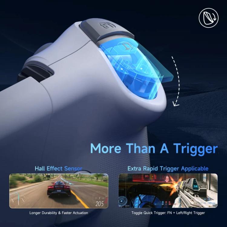EasySMX M15 Mobile Gaming Controller For USB-C/Type-C Smartphones With Hall Effect sticks and Mechanical buttons