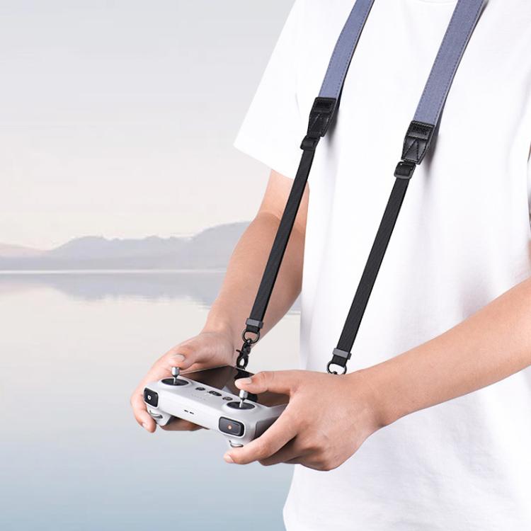 For DJI MINI 3/4 PRO/MAVIC 3 Classic BRDRC Screen Remote Control Strap - Gray/Brown