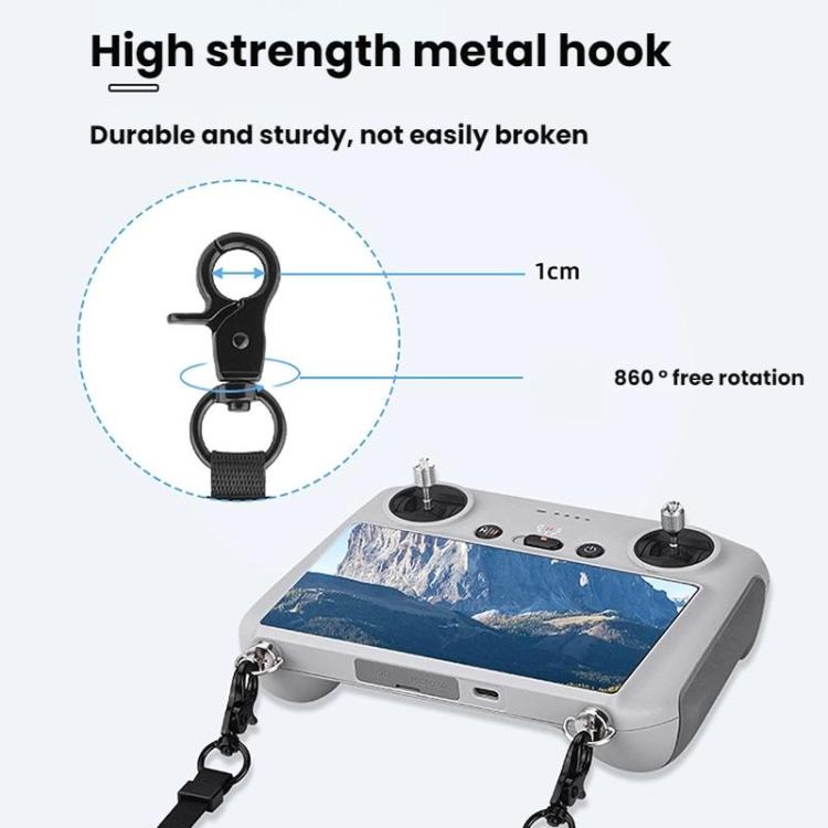 For DJI MINI 3/4 PRO/AIR 3S BRDRC Remote Control Strap - For RC/RC2/RC PRO