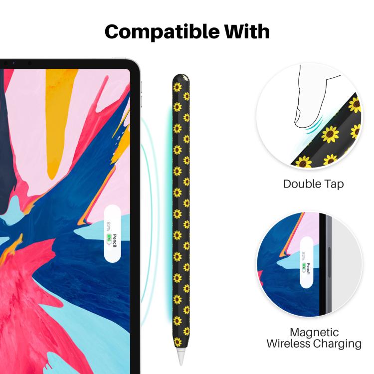 For Apple Pencil Pro / 2 AhaStyle PT65-SF Lightweight Silicone Protective Case