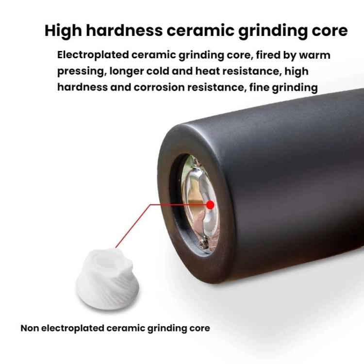 Round Head Manual Pepper Mill Ceramic Core Kitchen Tool, Spec: 8 inch With Box