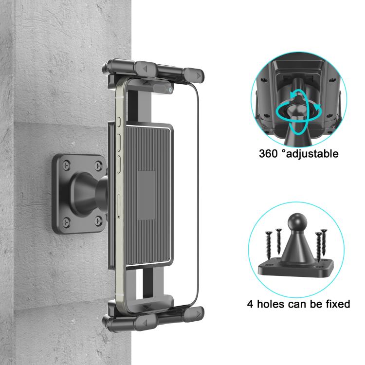 Wall-mounted Mobile Phone Tablet Universal Bracket - 4.7-15 Inch