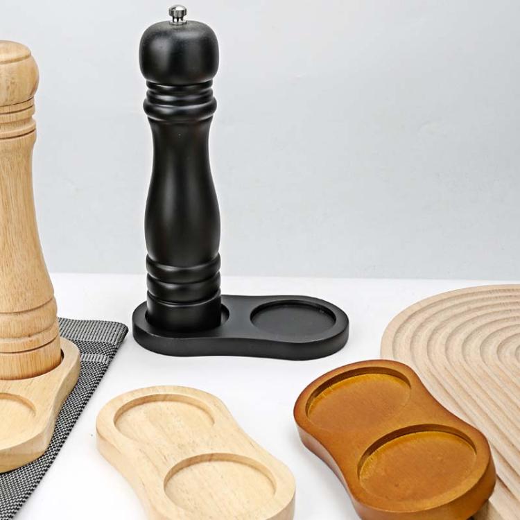 Wooden Base For Grinder Seasoning Product Storage Tray, Spec: Square