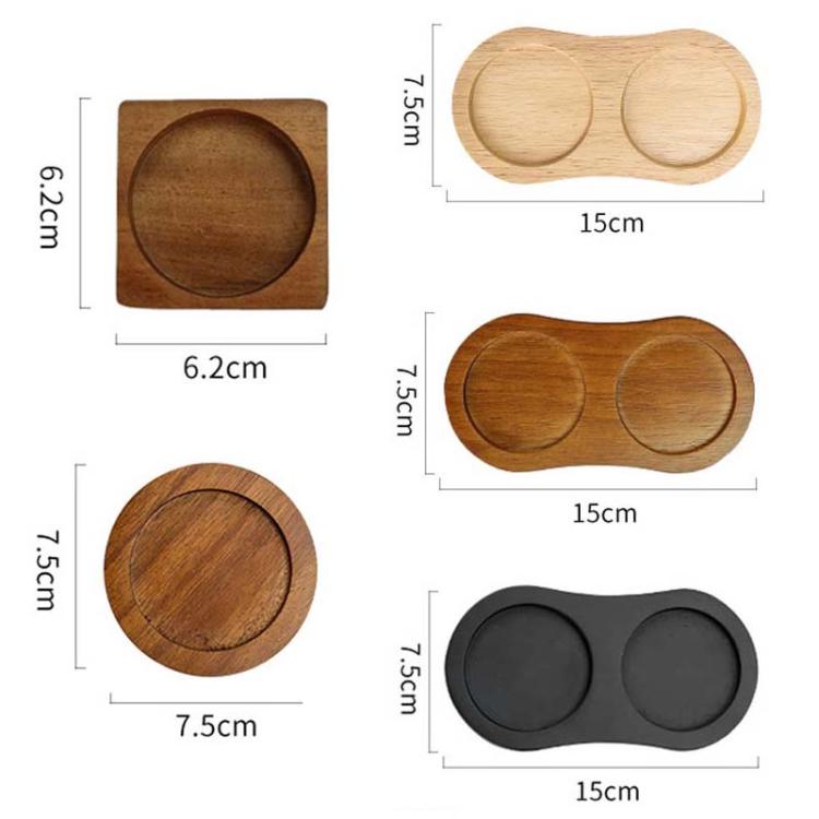 Wooden Base For Grinder Seasoning Product Storage Tray, Spec: Square