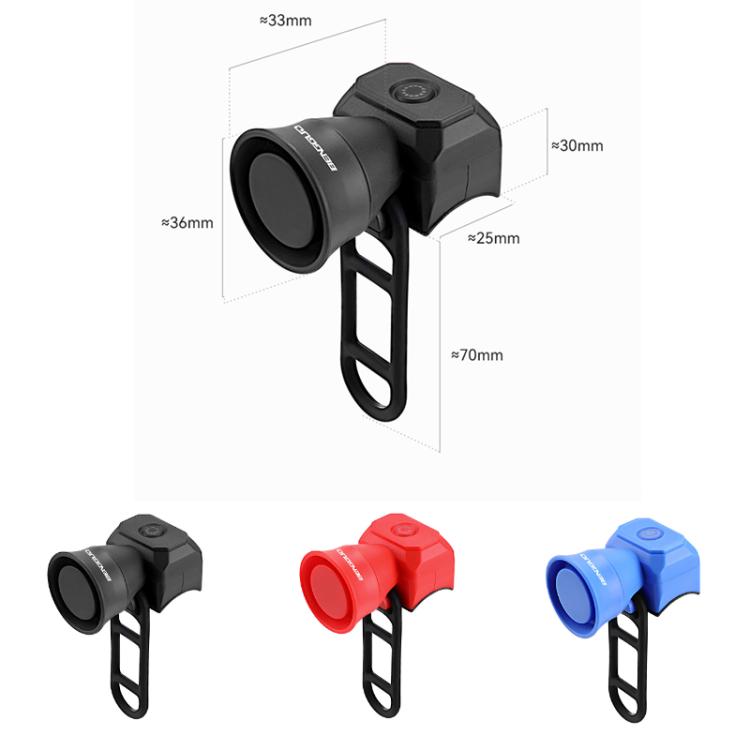 BENGGUO Bicycle Electronic Bell Mini Waterproof Cycling Equipment, Color: Charging Black