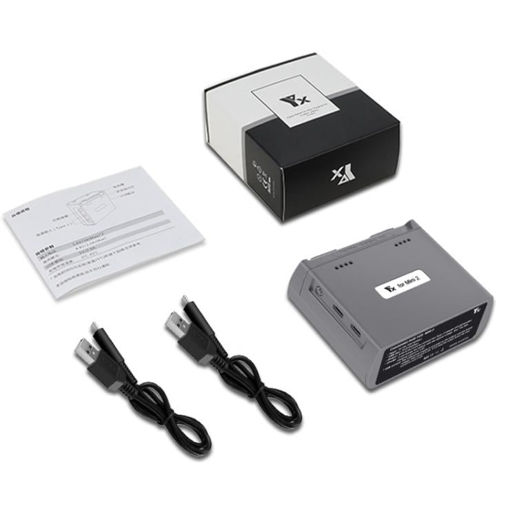 For DJI Mini 2 SE/Mini 2/Mini 4K YX Charger 2-way Battery Charging Hub - Gray