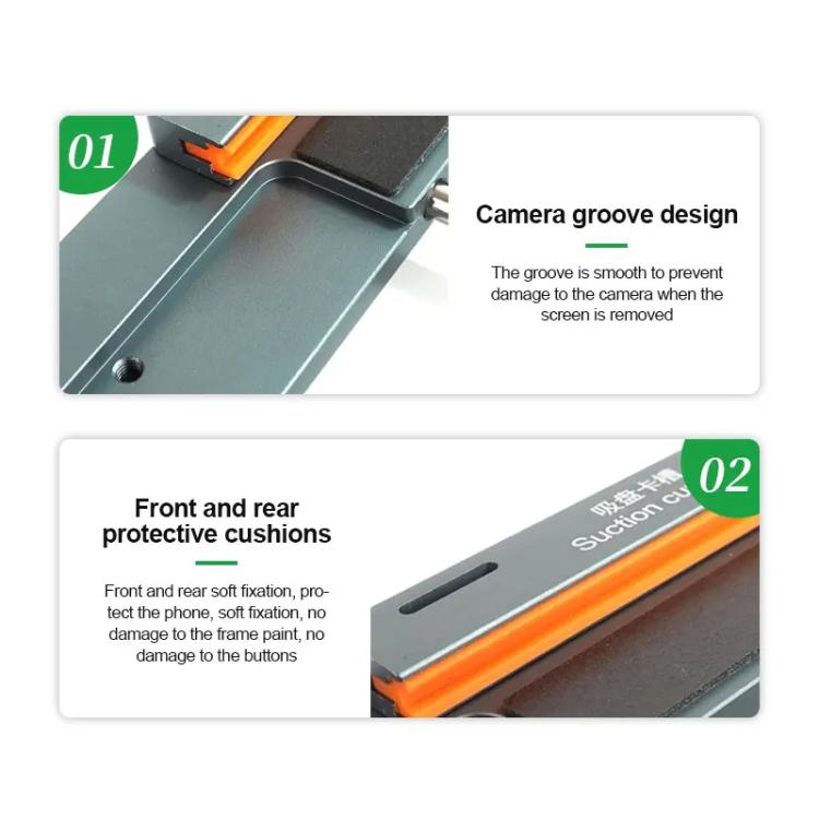 RELIFE RL-601S Mini Mobile Phone Screen Removal Clamp Easily Remove Glass Back Cover and Secure Screen Mold
