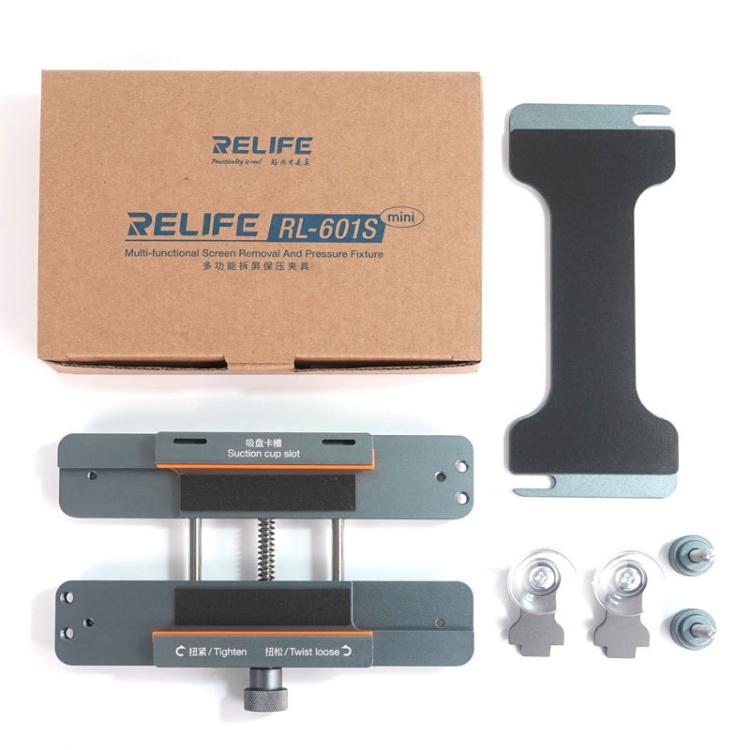 RELIFE RL-601S Mini Mobile Phone Screen Removal Clamp Easily Remove Glass Back Cover and Secure Screen Mold