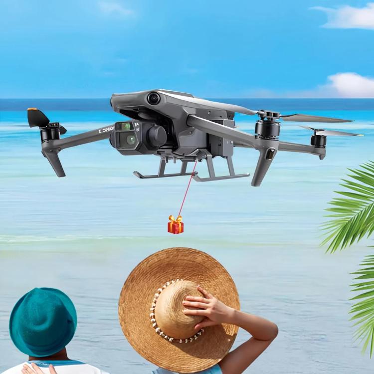 For DJI Mavic 3 Drone YX Airdrop System Rechargeable Thrower Load 500g - Gray