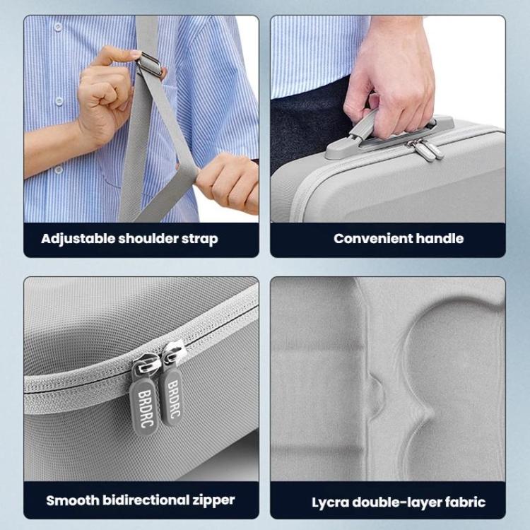 For DJI Neo BRDRC Portable Drone Accessories Protection Storage Bag - Gray