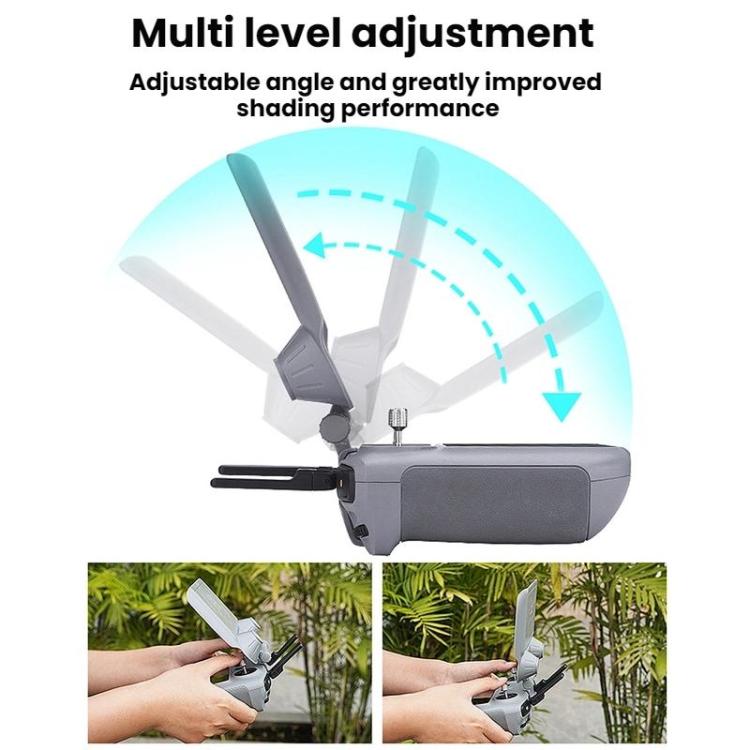 For DJI MINI 4 PRO/AIR 3S BRDRC RC2 Remote Control Hood - Gray