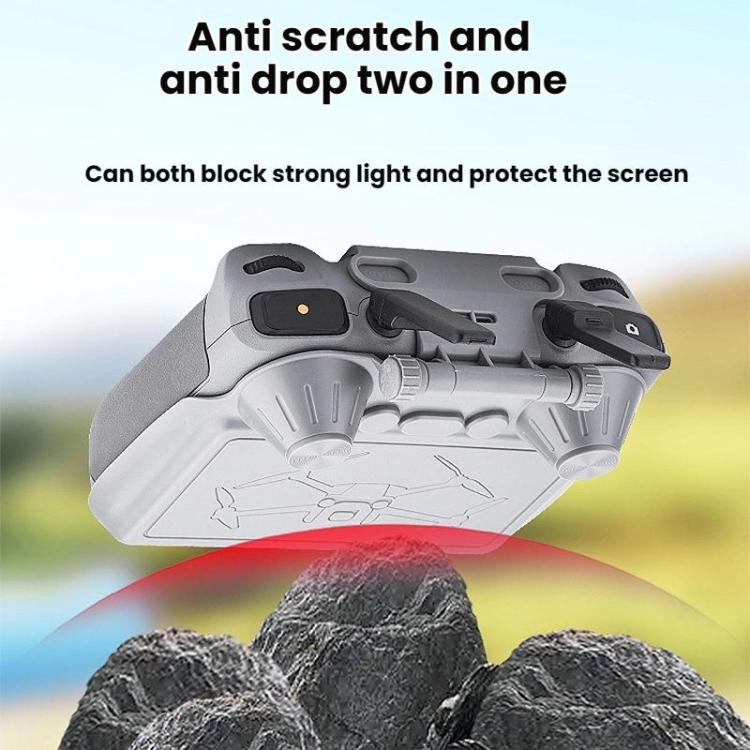 For DJI MINI 4 PRO/AIR 3S BRDRC RC2 Remote Control Hood - Gray