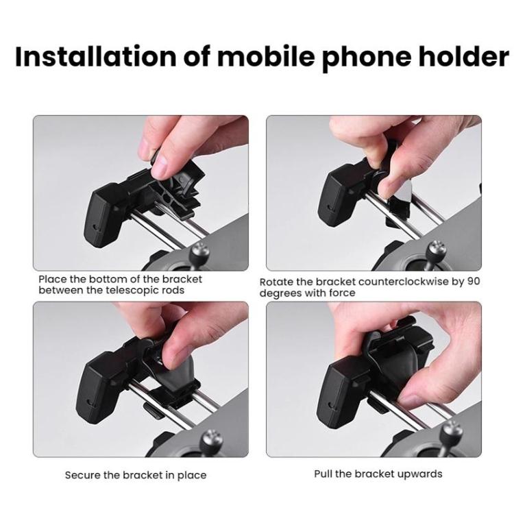 BRDRC For DJI Remote Control Bracket, Style: Mobile Phone Stand