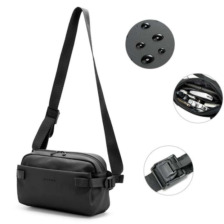 BANGE BG-7837 Men Commuter Durable Waist Bag Single Shoulder Crossbody Bag