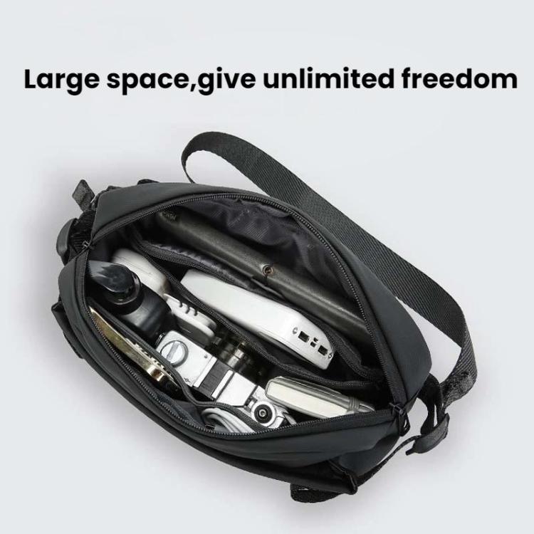 BANGE BG-7837 Men Commuter Durable Waist Bag Single Shoulder Crossbody Bag