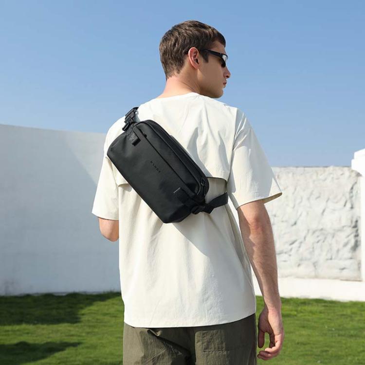 BANGE BG-7837 Men Commuter Durable Waist Bag Single Shoulder Crossbody Bag