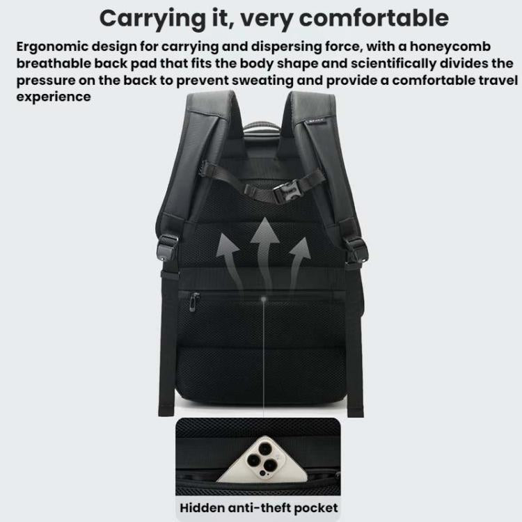 BANGE BG-7822 Large Capacity Multi Compartment Computer Backpack Student Schoolbag