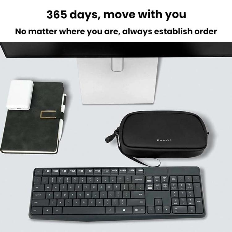 BANGE 3066 Small Data Cable Storage Bag Charger Electronic Accessories Handbag