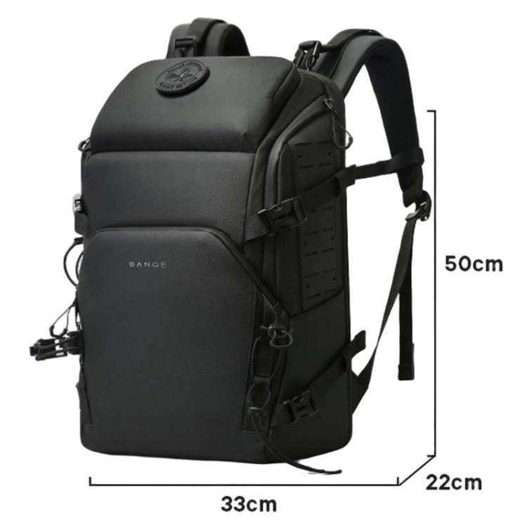 BANGE FW-230 Outdoor Adventure Backpack Multifunctional Hiking Cycling Bag - Black
