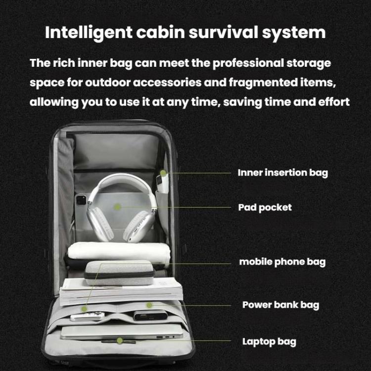 BANGE FW-230 Outdoor Adventure Backpack Multifunctional Hiking Cycling Bag - Black