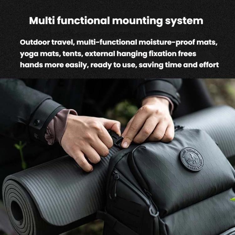 BANGE FW-230 Outdoor Adventure Backpack Multifunctional Hiking Cycling Bag - Black