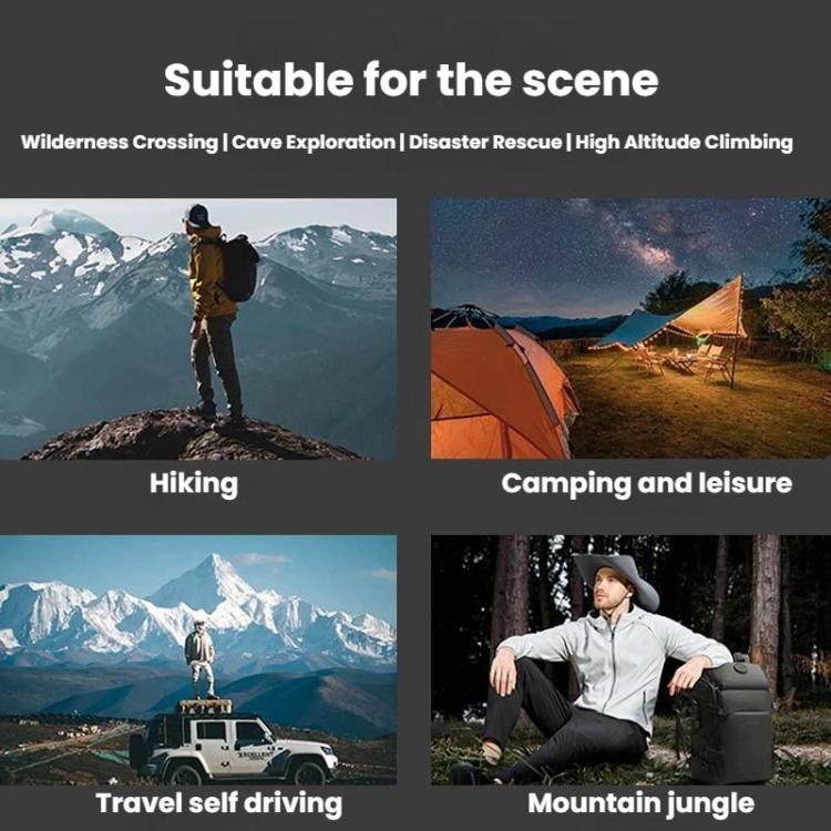 BANGE FW-230 Outdoor Adventure Backpack Multifunctional Hiking Cycling Bag - Black