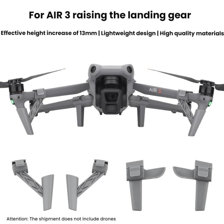 For DJI AIR 3S BRDRC Landing Extended Stand - Gray