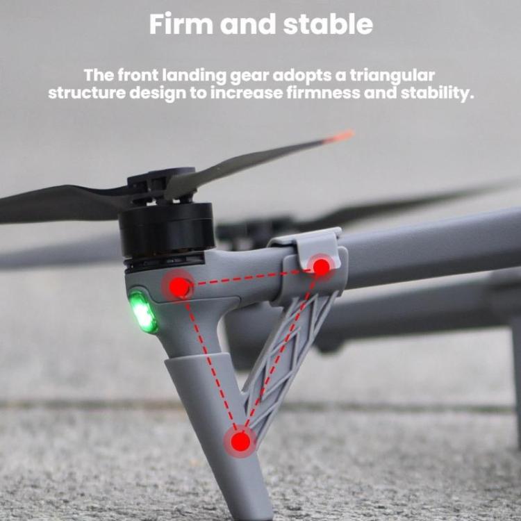 For DJI AIR 3S BRDRC Landing Extended Stand - Gray