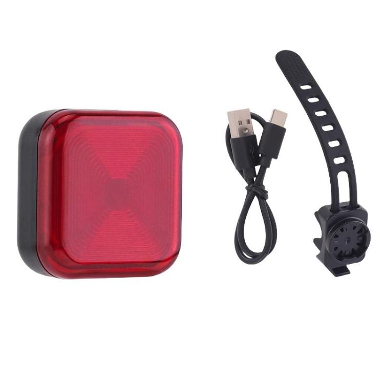 Seat Post Bicycle Charging Taillights Smart Brake Sensing Taillights Night Riding Waterproof Warning Lights