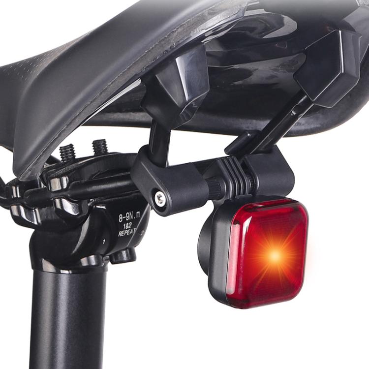 Seat Cushion Bicycle Charging Taillights Smart Brake Sensing Taillights Night Riding Waterproof Warning Lights