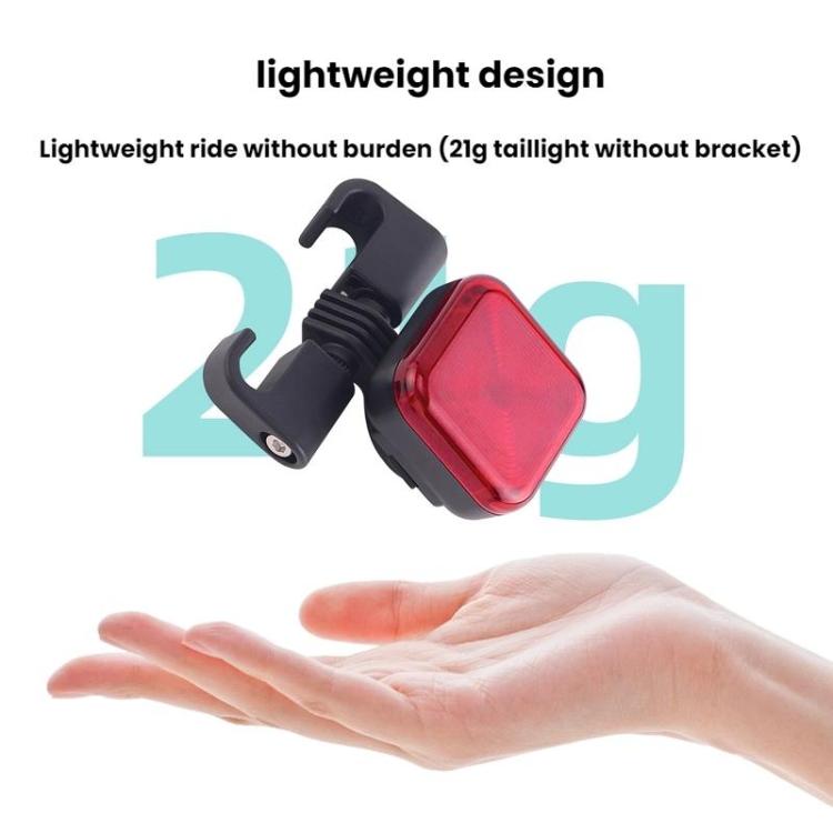 Seat Cushion Bicycle Charging Taillights Smart Brake Sensing Taillights Night Riding Waterproof Warning Lights
