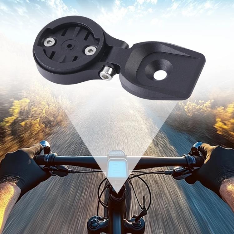 General Bicycle Handbar Meter Stand Mountain Bike Adjustable Odometer Extension Rack - Black