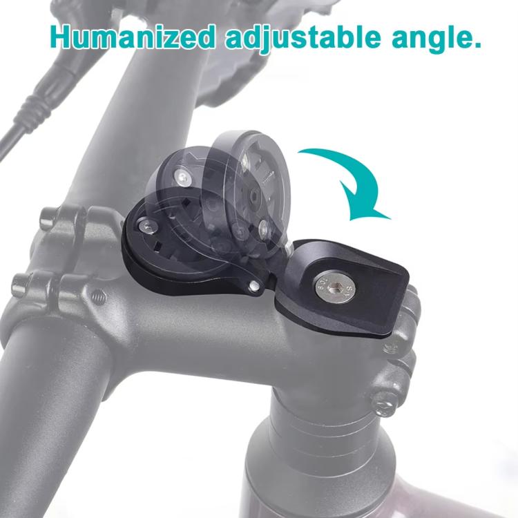 General Bicycle Handbar Meter Stand Mountain Bike Adjustable Odometer Extension Rack - Black