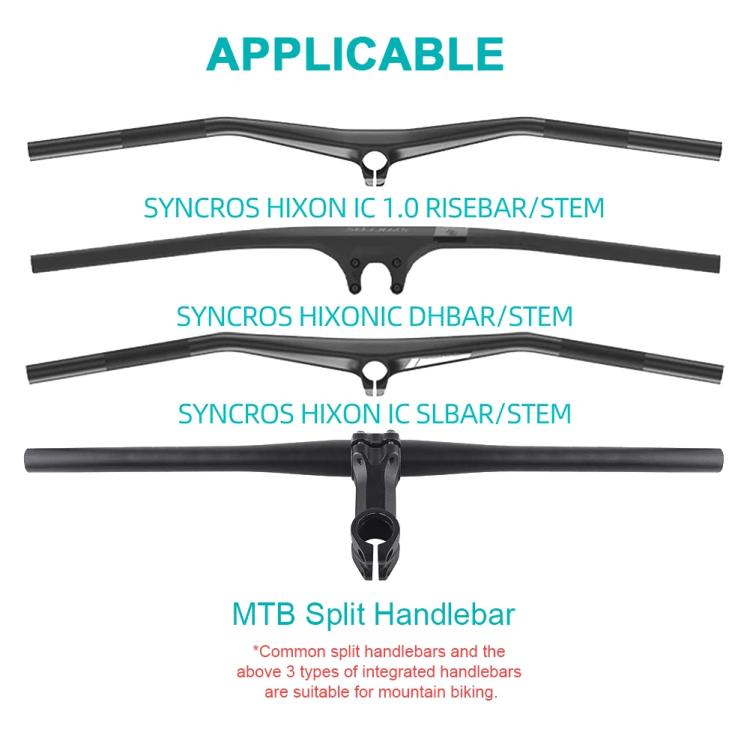 General Bicycle Handbar Meter Stand Mountain Bike Adjustable Odometer Extension Rack - Black