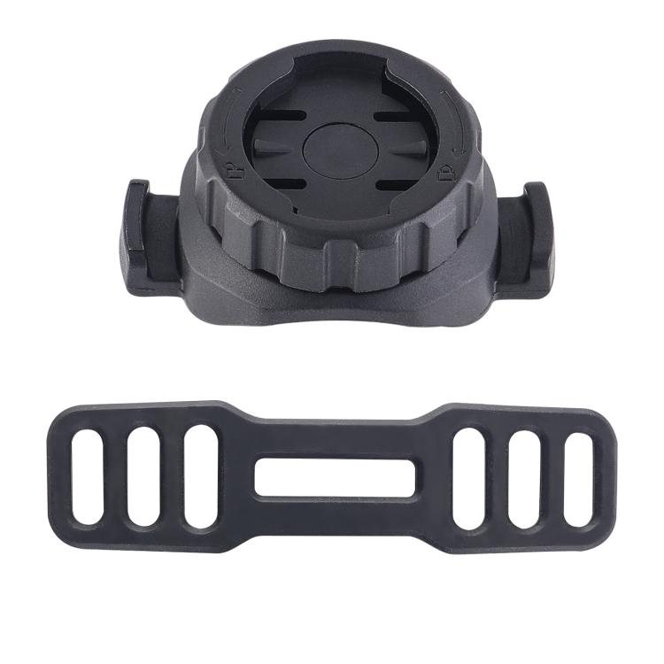 General Bicycle Meter Mounting Bracket 360-Degree Rotation Bike Computer Holder - Black